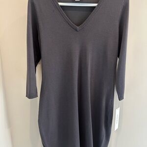 Calvin Klein Charcoal Knit Dress